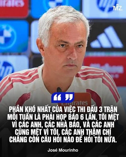 Mourinho lại thành tâm điểm với câu hỏi cực sốc trong buổi họp báo - Hình 2