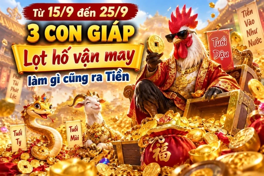 Từ 15/9 đến 25/9, 3 con giáp Lọt hố vận may làm gì cũng ra Tiền - Hình 1