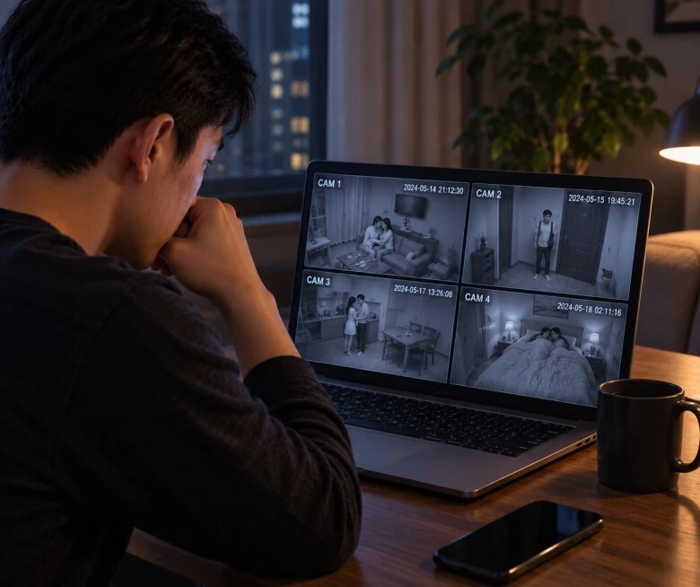 Vợ hỏi tại sao đòi ly hôn, tôi chỉ nói: Trong nhà có camera đấy, cô ấy đứng không vững - Hình 2