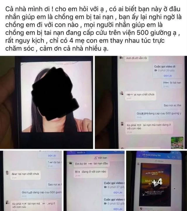 Độc lạ hôn nhân: Vợ đăng bài tìm người thứ 3 đến bệnh viện chăm chồng sau khi cô ta không tin anh bị tai nạn - Hình 1