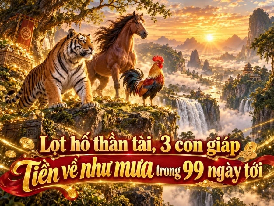 Lọt hố thần tài, 3 con giáp Tiền về như mưa trong 99 ngày tới - Hình 1