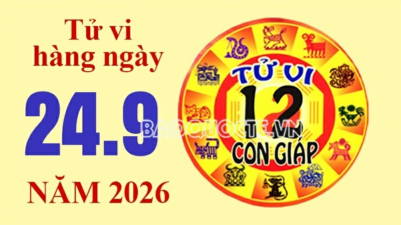 Tử vi hôm nay, xem tử vi 12 con giáp hôm nay ngày 24/9/2026: Tuổi Mão tiền bạc biến động - Hình 1