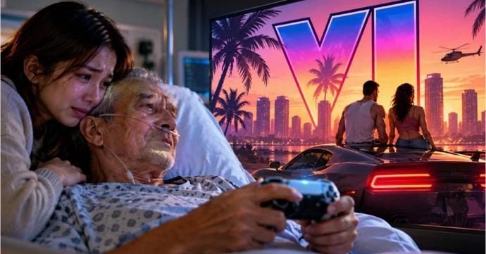 Cha mắc ung thư phổi, con gái cầu xin NPH, cho ông chơi trước tựa game này để sớm hoàn thành tâm nguyện, CĐM cảm động không thôi - Hình 1