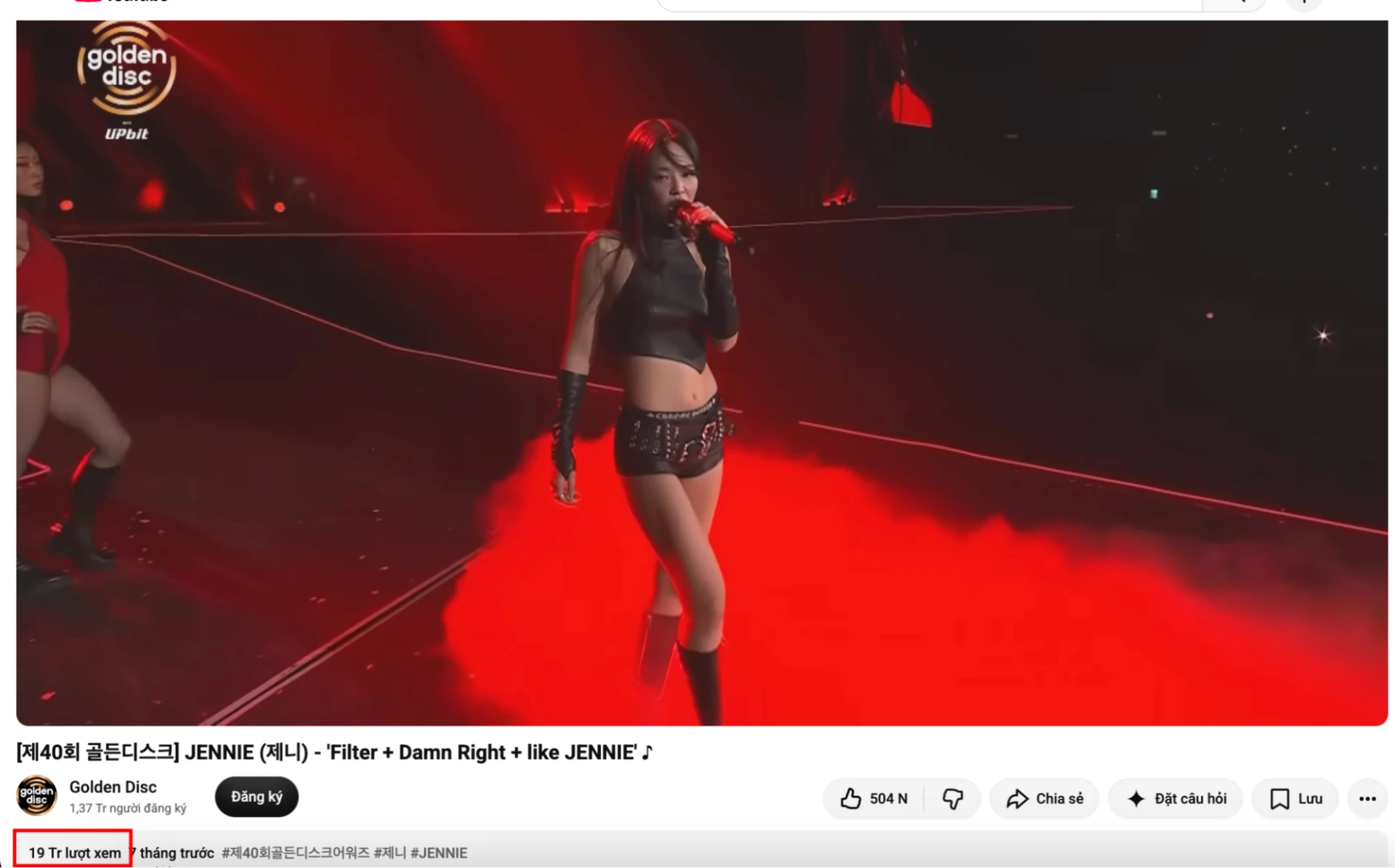 19 triệu lượt xem Jennie (BLACKPINK) đốt mắt tại GDA 2026, đẳng cấp thần tượng toàn năng khỏi bàn cãi - Hình 4