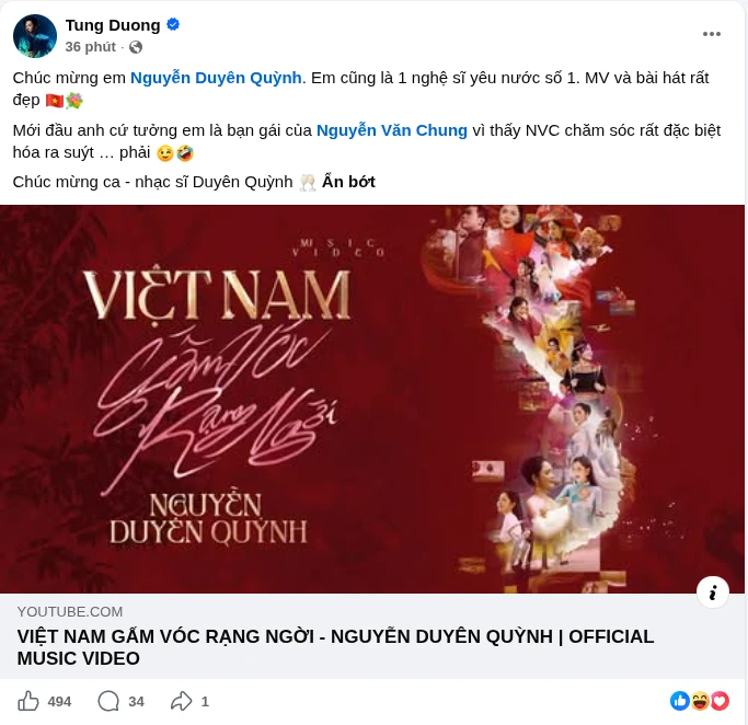 Tùng Dương tiết lộ người phụ nữ được Nguyễn Văn Chung chăm sóc như bạn gái - Hình 1