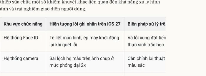 Apple phát hành iOS 27.0.1 sửa lỗi Face ID khiến iPhone 18 Pro tự khởi động lại liên tục - Hình 2