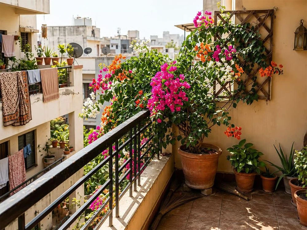Ban công hướng Tây nắng như đổ lửa, trồng cây gì để vừa sống khỏe vừa đẹp? - Hình 1