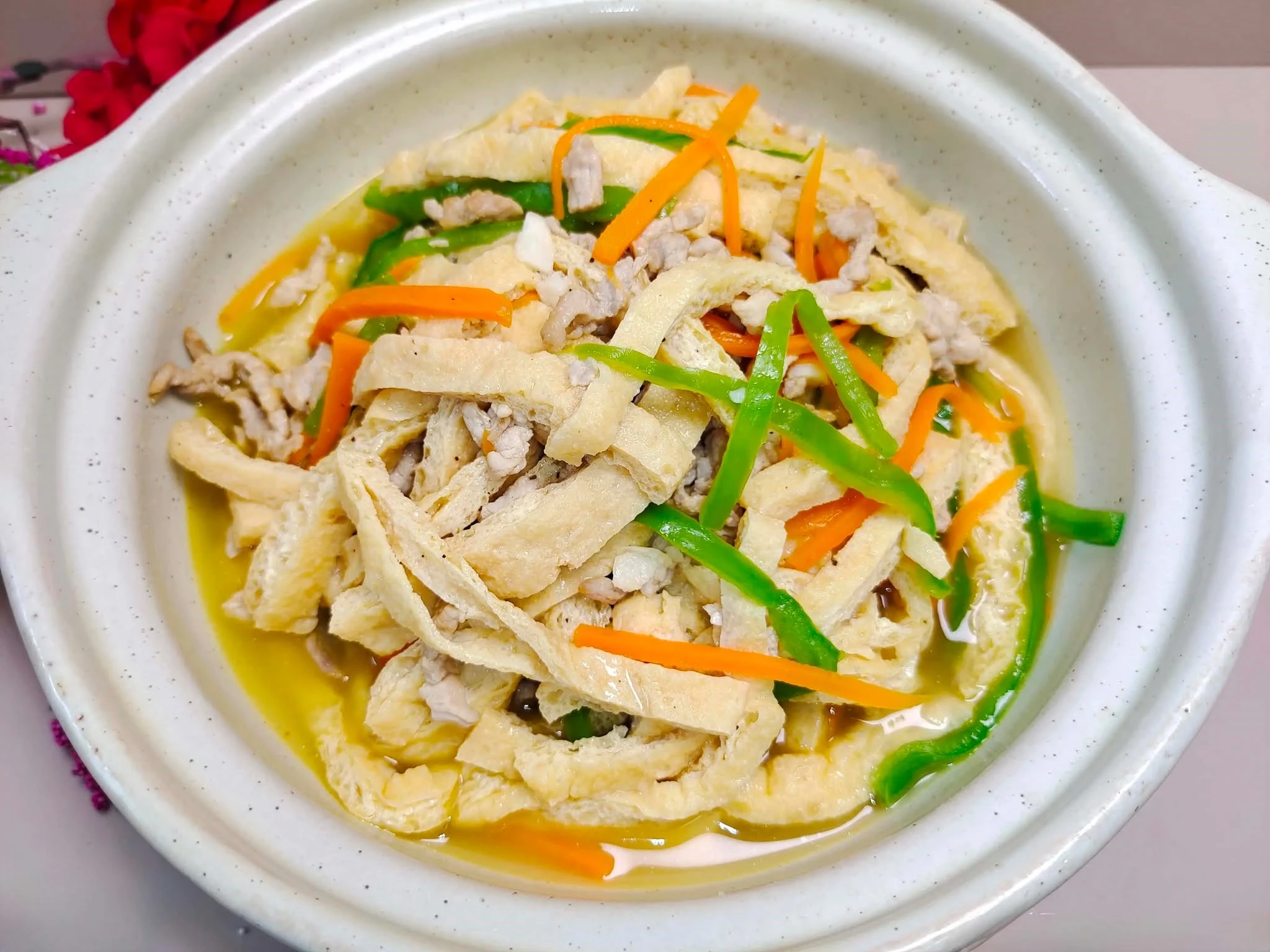Đậu phụ nấu thế này quả là sự kết hợp hoàn hảo, ngon tuyệt, hương vị hấp dẫn khó cưỡng - Hình 6